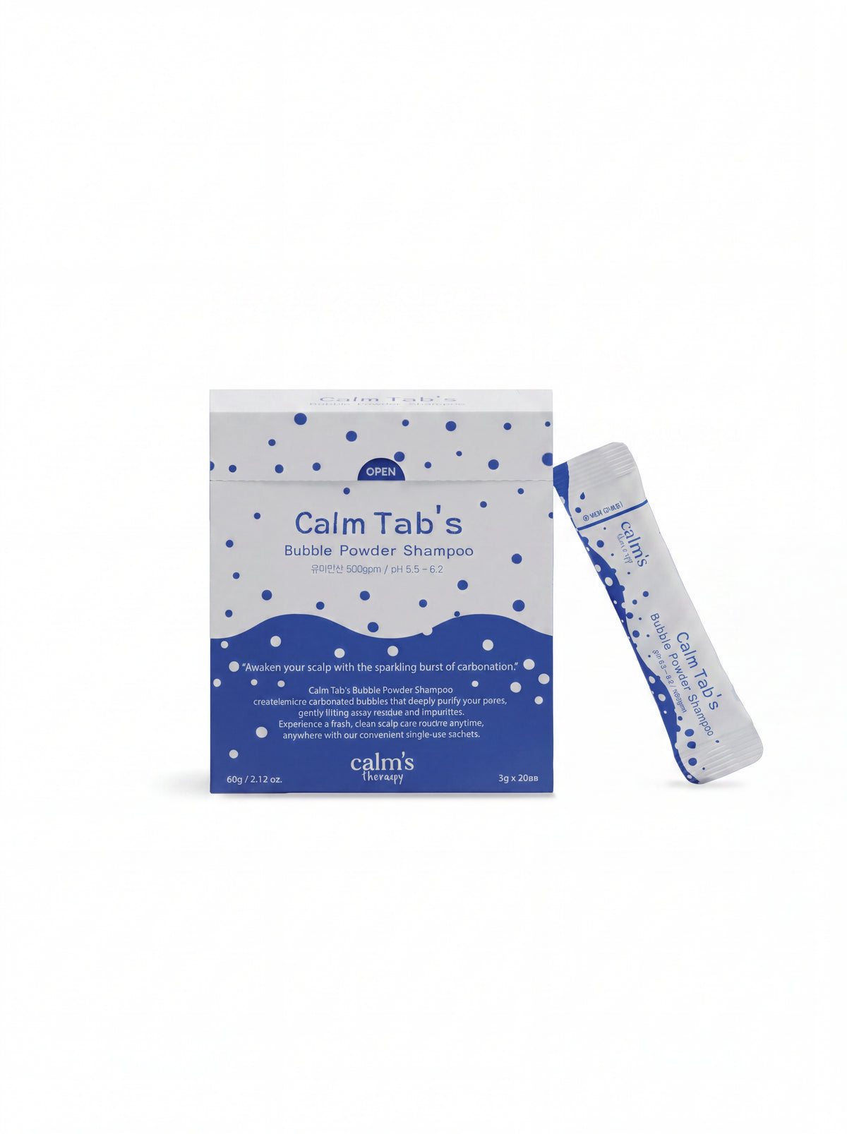 Calm Tab's Bubble Powder Shampoo